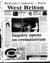 West Briton and Cornwall Advertiser Thursday 19 November 1998 Page 1