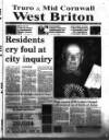 West Briton and Cornwall Advertiser Thursday 29 July 1999 Page 1