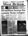West Briton and Cornwall Advertiser Thursday 02 September 1999 Page 1