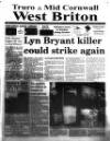 West Briton and Cornwall Advertiser Thursday 14 October 1999 Page 1