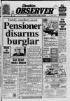 Cheshire Observer Wednesday 13 January 1988 Page 1