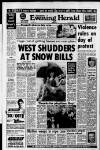 Western Evening Herald Monday 03 March 1986 Page 1