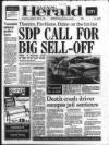 Western Evening Herald Monday 08 April 1991 Page 1