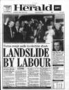 Western Evening Herald Friday 03 May 1991 Page 1