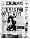 Western Evening Herald Monday 01 April 1996 Page 1