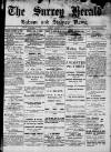 Surrey Herald Friday 27 January 1911 Page 1