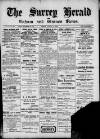 Surrey Herald Friday 18 August 1911 Page 1