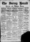 Surrey Herald Friday 25 August 1911 Page 1