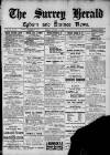 Surrey Herald Friday 06 October 1911 Page 1