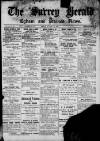 Surrey Herald Friday 13 October 1911 Page 1