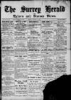 Surrey Herald Friday 27 October 1911 Page 1