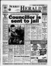 Sunbury & Shepperton Herald Thursday 09 December 1993 Page 1