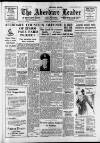 Aberdare Leader Saturday 15 December 1951 Page 1