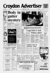 Croydon Advertiser and East Surrey Reporter Friday 01 August 1986 Page 1