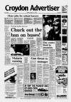 Croydon Advertiser and East Surrey Reporter Friday 14 August 1987 Page 1