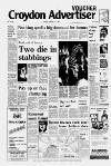 Croydon Advertiser and East Surrey Reporter Friday 21 August 1987 Page 1