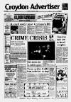 Croydon Advertiser and East Surrey Reporter Friday 27 January 1989 Page 1