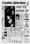 Croydon Advertiser and East Surrey Reporter Friday 21 April 1989 Page 1