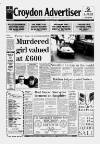 Croydon Advertiser and East Surrey Reporter Friday 12 January 1990 Page 1
