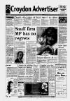 Croydon Advertiser and East Surrey Reporter Friday 16 March 1990 Page 1