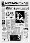 Croydon Advertiser and East Surrey Reporter Friday 30 March 1990 Page 1