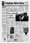 Croydon Advertiser and East Surrey Reporter Friday 20 April 1990 Page 1