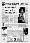 Croydon Advertiser and East Surrey Reporter Friday 13 December 1991 Page 1