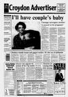 Croydon Advertiser and East Surrey Reporter Friday 10 January 1992 Page 1