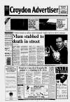 Croydon Advertiser and East Surrey Reporter Friday 24 January 1992 Page 1