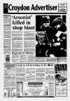 Croydon Advertiser and East Surrey Reporter Friday 07 February 1992 Page 1