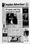 Croydon Advertiser and East Surrey Reporter Friday 21 August 1992 Page 1