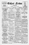 Esher News and Mail Friday 01 July 1938 Page 1