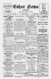 Esher News and Mail Friday 22 July 1938 Page 1