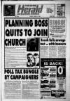 Irvine Herald Friday 27 April 1990 Page 1