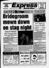 Stockport Express Advertiser Thursday 25 August 1988 Page 1
