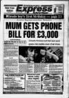 Stockport Express Advertiser Thursday 05 January 1989 Page 1