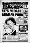 Stockport Express Advertiser Thursday 16 January 1992 Page 1