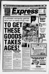 Stockport Express Advertiser Wednesday 30 September 1992 Page 1