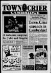 Cambridge Town Crier Saturday 12 April 1986 Page 1