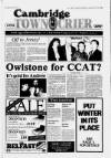 Cambridge Town Crier Saturday 24 January 1987 Page 1