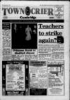 Cambridge Town Crier Saturday 14 November 1987 Page 1