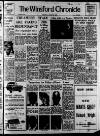 Winsford Chronicle Thursday 25 August 1966 Page 1