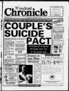 Winsford Chronicle Wednesday 12 September 1990 Page 1
