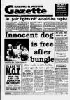 Middlesex County Times Friday 11 September 1992 Page 1