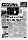 Middlesex County Times Friday 09 October 1992 Page 1