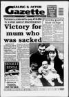 Middlesex County Times Friday 29 January 1993 Page 1
