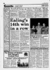 Southall Gazette Friday 13 April 1990 Page 58