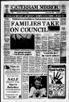 Caterham Mirror Thursday 19 January 1989 Page 1