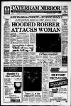Caterham Mirror Thursday 09 November 1989 Page 1