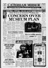 Caterham Mirror Thursday 04 January 1990 Page 1
